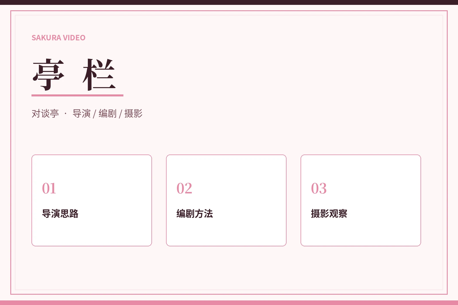 创作对谈主题